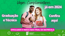 IF SUDESTE MG DIVULGA RESULTADO FINAL DAS MATRÍCULAS- VAGAS COMPLEMENTARES