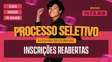 CAMPUS SÃO JOÃO DEL-REI DO IF SUDESTE MG REABRE VAGAS DO PROCESSO SELETIVO 2024.2