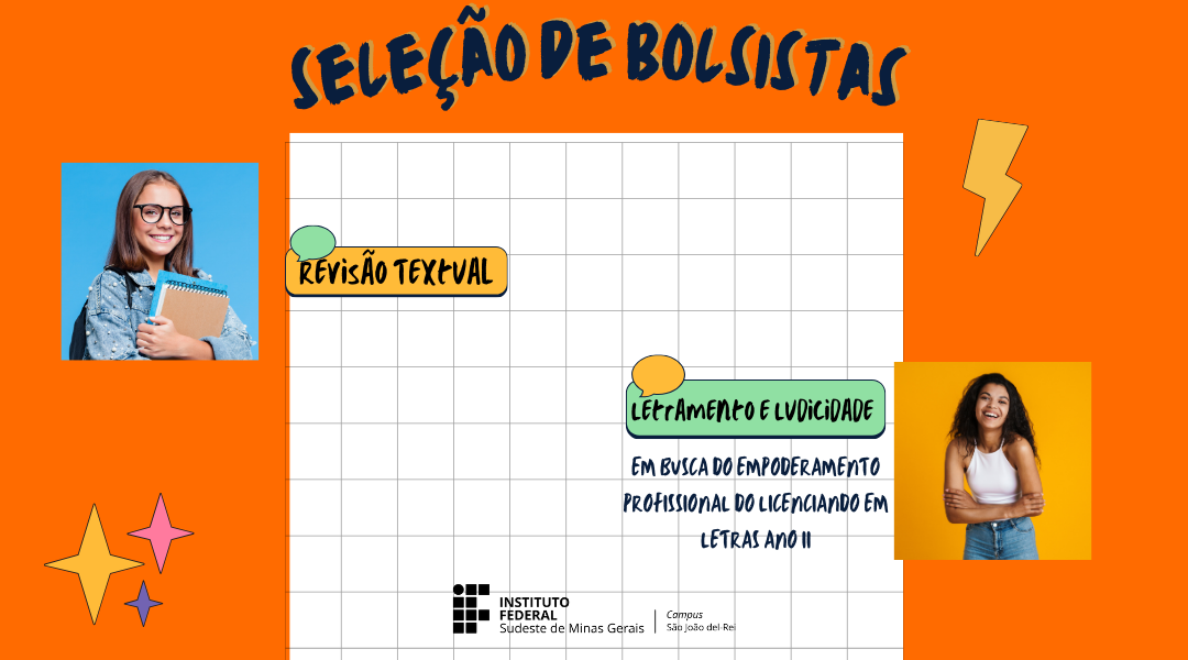 PROJETO DE EXTENSÃO SELECIONA BOLSISTAS PARA PROJETOS SOBRE REVISÃO TEXTUAL E ARTE