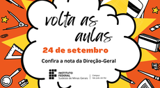VOLTA ÀS AULAS DIA 24 DE SETEMBRO: DIREÇÃO-GERAL COMUNICA INÍCIO DO SEGUNDO SEMESTRE