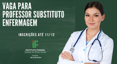 Campus São João del-Rei seleciona professor substituto da área de Enfermagem
