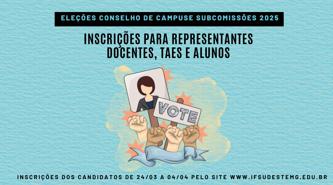 Campus São João del-Rei abre processo eleitoral para Conselho de Campus e subcomissões