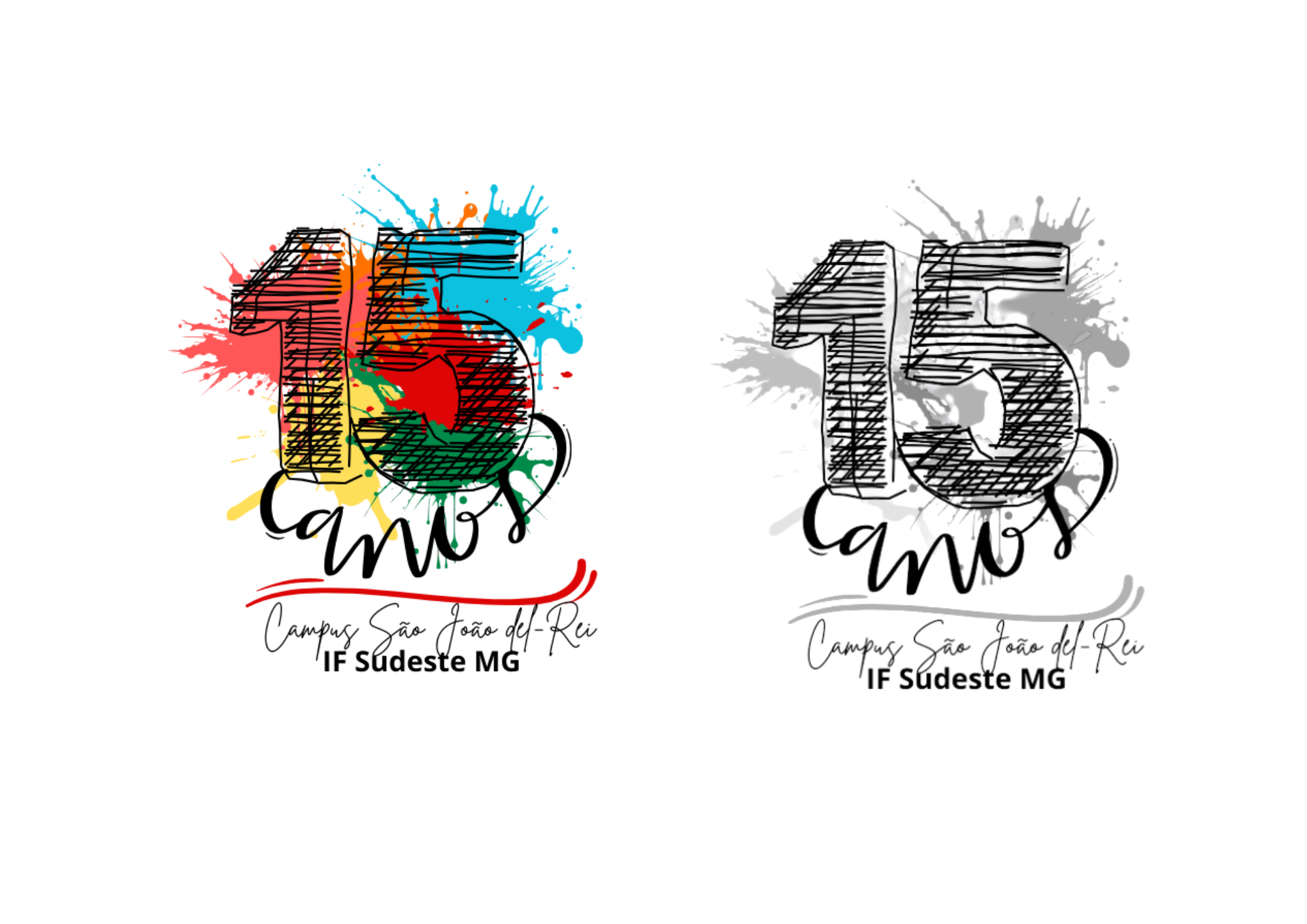 Selo 15 anos opção 3