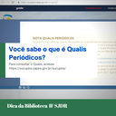 Dica da Biblioteca IF SJDR