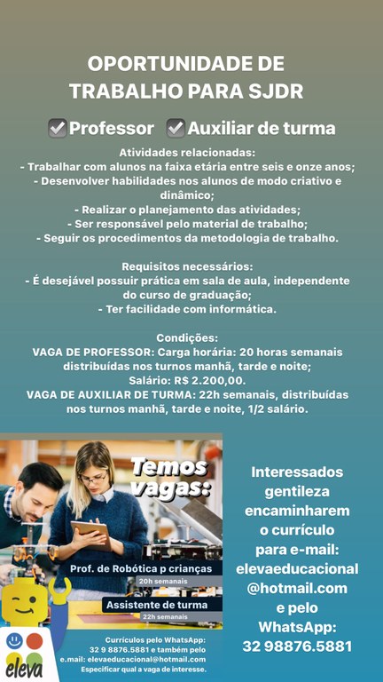Vaga Eleva Educacional