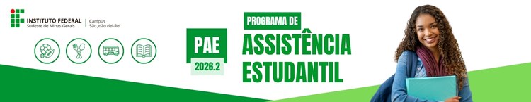 PAE 2º Semestre de 2026 Campus SJDR